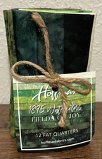 Hoffman 1895 Watercolors Fields of Joy 12 Fat Quarters New