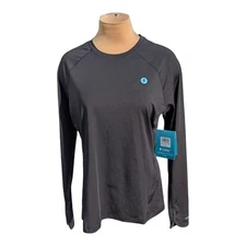 Coolibar UPF 50+ Women’s Devi Long Sleeve Fitness T-Shirt Sun Protective Medium 