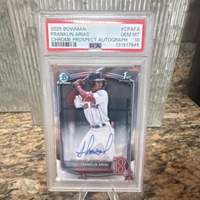 FRANKLIN ARIAS Bowman Chrome 2025 Auto