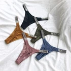 Secret Love Triangle V-String Exotic Underwear Women Panties