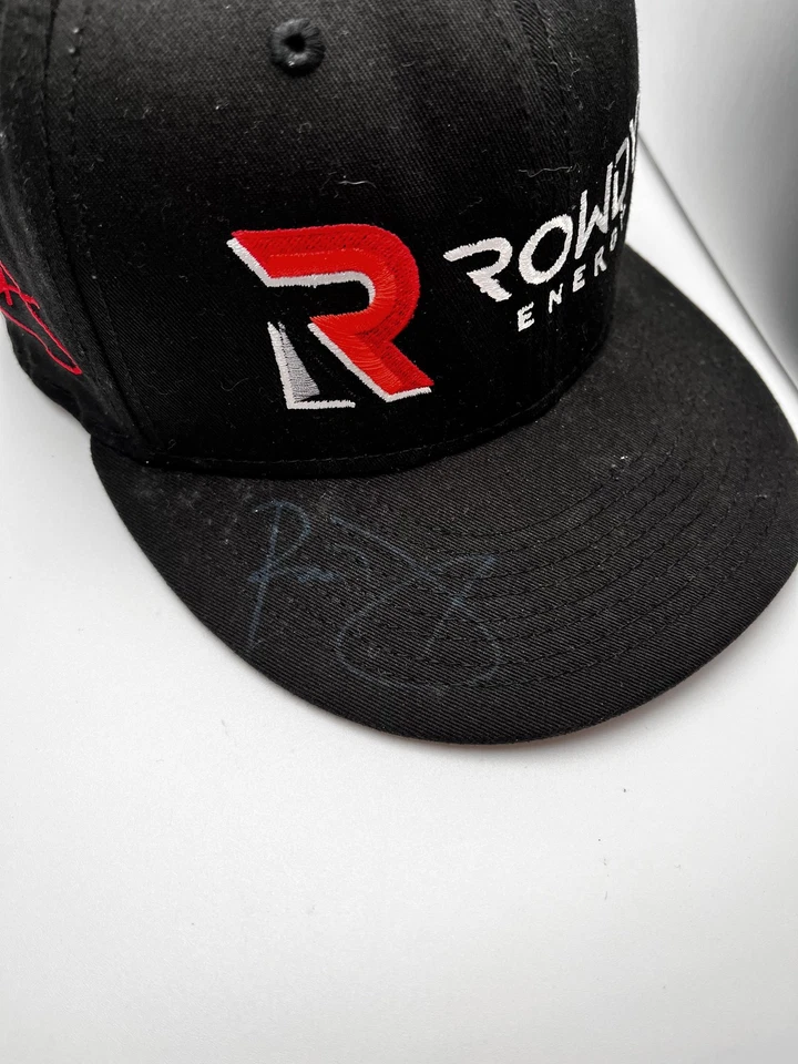 Gorra Rowdy Energy Snap Back negra blanca roja New Era para hombre NASCAR Racing 9FIFTY Foto 3 de 4