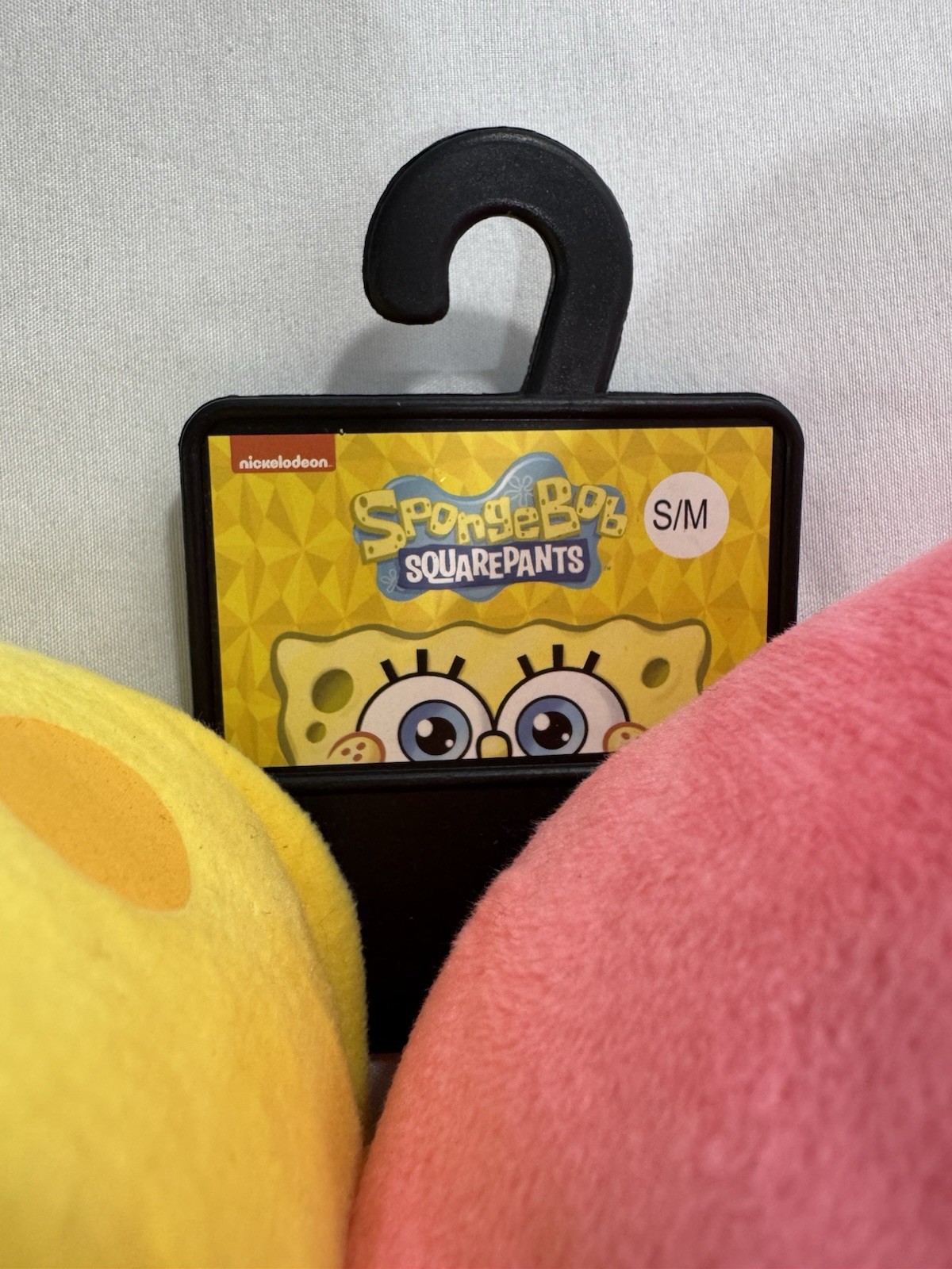 PANTOFOLA D’ORO Pantofole peluche SpongeBob & Patrick Nickelodeon in morbido pile nuove con etichette per adulti taglia S M