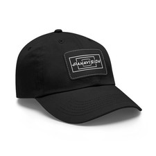 Panavision Film Crew Hat with Leather Patch Adjustable Cap One Size Men Women