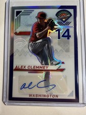 2025 Panini Edition #101 Alex Clemmey Holo Signatures - Purple #/125