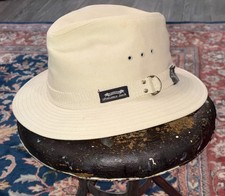 Original Panama Jack Safari Outback Hat Medium Made USA Cotton Canvas