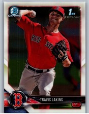 2018 Bowman #BCP139 Travis Lakins Chrome Prospects *RS