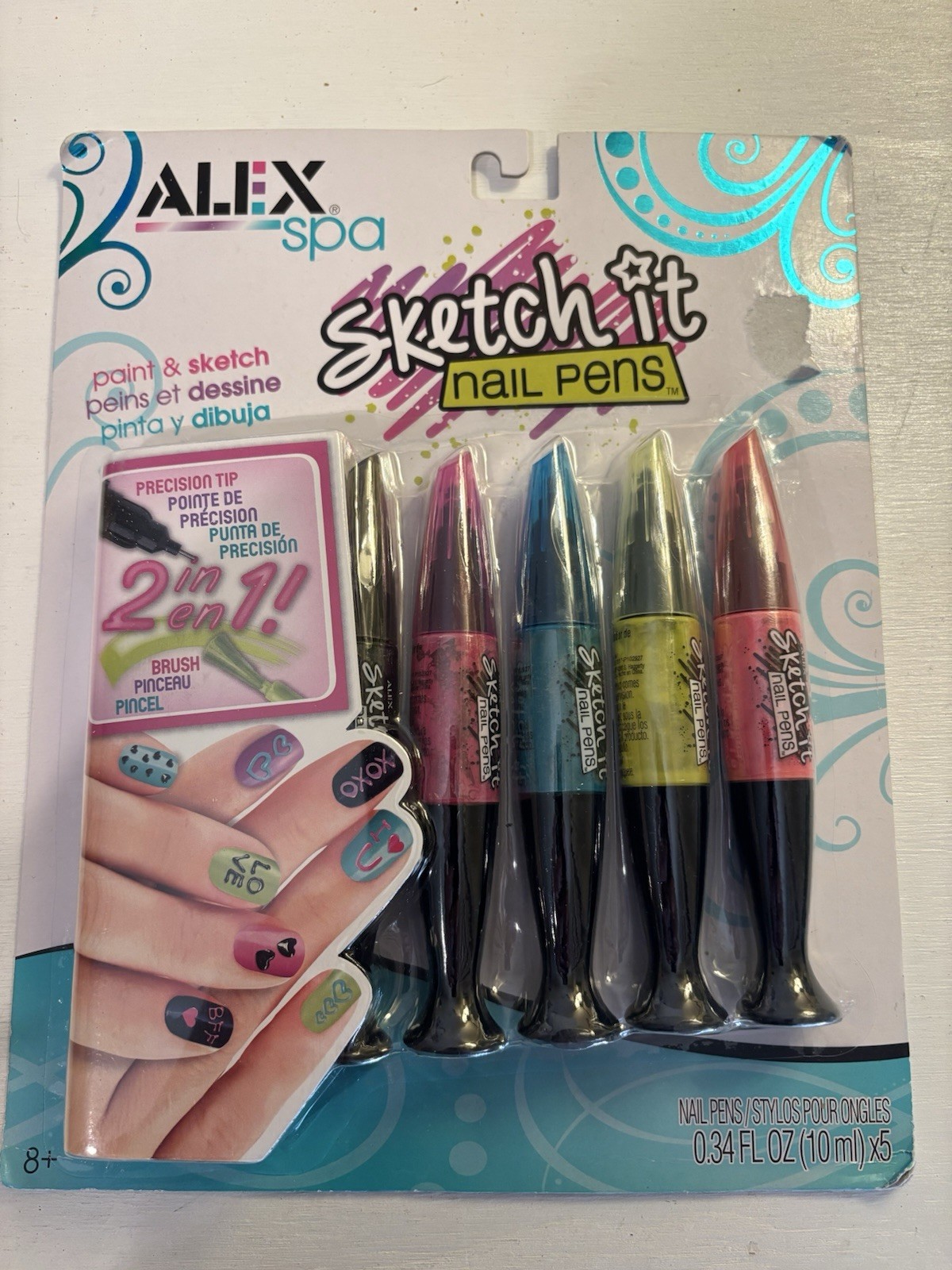 ALEX Spa Sketch It Nail Pens New Kit Set