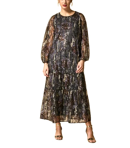 ?MARINA RINALDI Embellished midi Dress PLUS size MR 31= US W22_ It60_ De52_Fr56