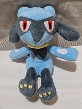 Authentic TOMY Riolu Pokemon Diamond  Pearl 7" Sitting Plush Doll Toy 2016
