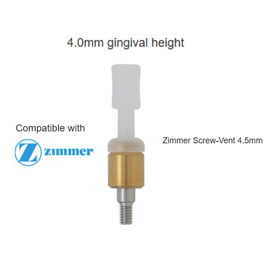 US Dental Overdenture Locator Abutment 15.0mm Compatible with Zimmer