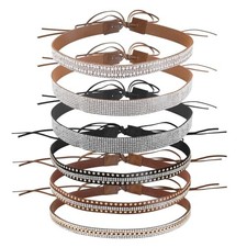 6pcs Bling Rhinestone Hat Band, Cowboy Hat Band Multicolored Retro Cowgirl Hat
