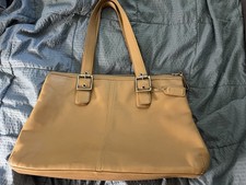 Coach Tan Leather Shoulder Bag