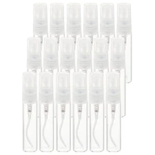 20 Pcs 5ml Fine Mist Bottles Refillable Empty Mini Spray Bottles (Clear)