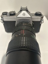 Asahi Pentax SP 500 Silver Vintage SLR 35mm Film Camera and Lens Untested