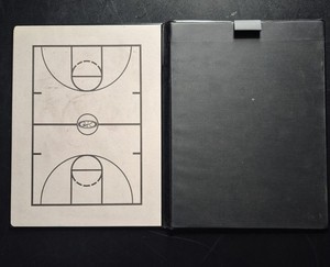 Nike Coaches Clip Board Portfolio Black Basketball Dry Erase Vintage