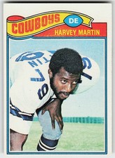 1977 Topps #427 Harvey Martin FOOTBALL Dallas Cowboys