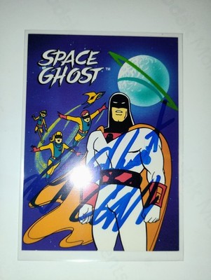 George Lowe Signed RARE Space Ghost Trading Card Coast to Coast
