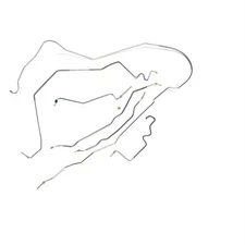 The Stop Shop C6467CONVADJ Brake Lines, 64-67 Chevelle/El Camino