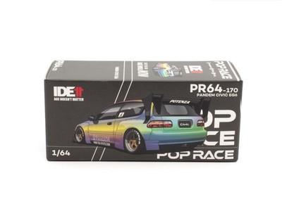 POP RACE HONDA CIVIC PANDEM EG6 MAGIC CHROME INDONESIA DIECAST
