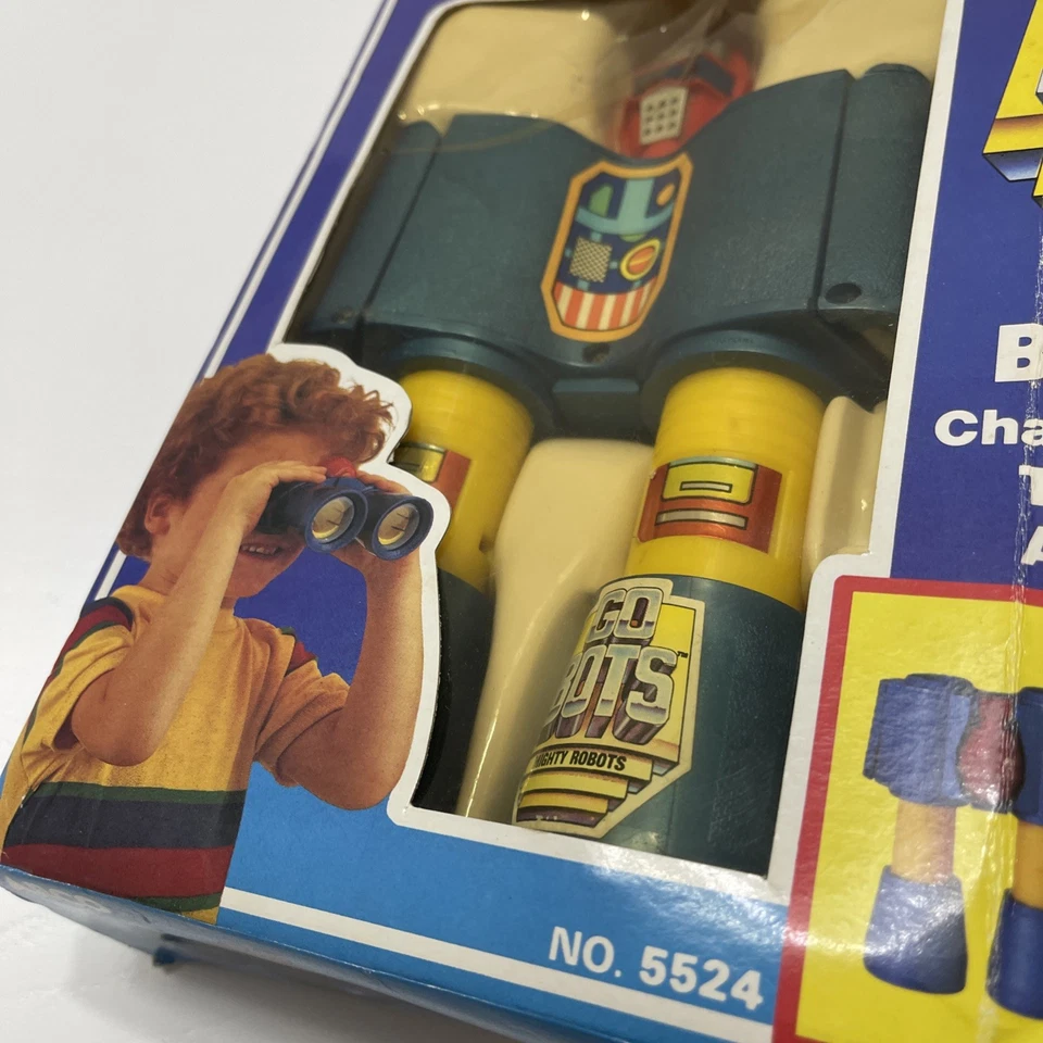 Arco Gobots Go Bots 1985 binoculares robot figura de acción transformador caja de juguetes 5524 Foto 3 de 4