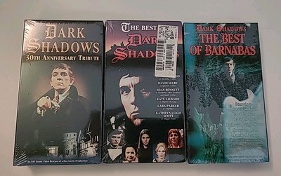 Original Lot of 3 Dark Shadows VHS Video Tapes-Factory Sealed New
