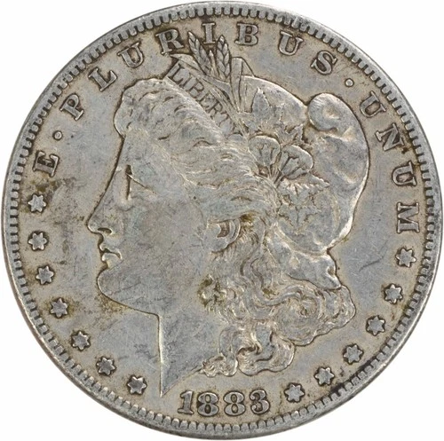 1883-S Morgan Silver Dollar EF Uncertified #213