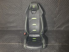 2022 Lamborghini Huracan Evo Green And Black Leather Seat Driver Side Oem
