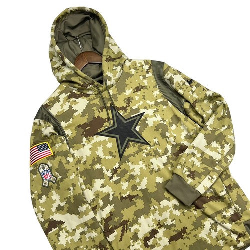 Nike Dallas Cowboys Hoodie Sweatshirt Salute To Service NFL Football Mens Size L