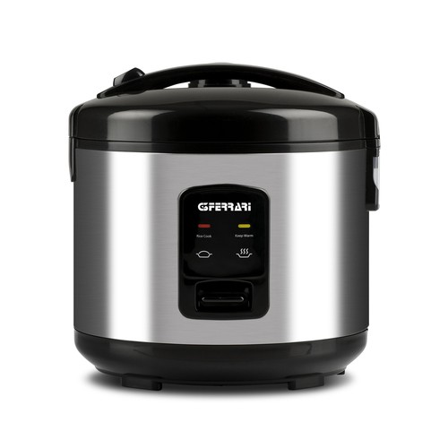 Cuociriso Elettrico G3 Ferrari Risocotto 700W 1.8L Inox Nero G10099