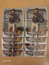 2025 Bowman Chrome 1st Humberto Cruz 8 Card Rookie Lot 
