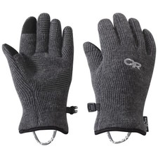 Outdoor Research Kids  Flurry Sensor Gloves - Medium - Charcoal - 25