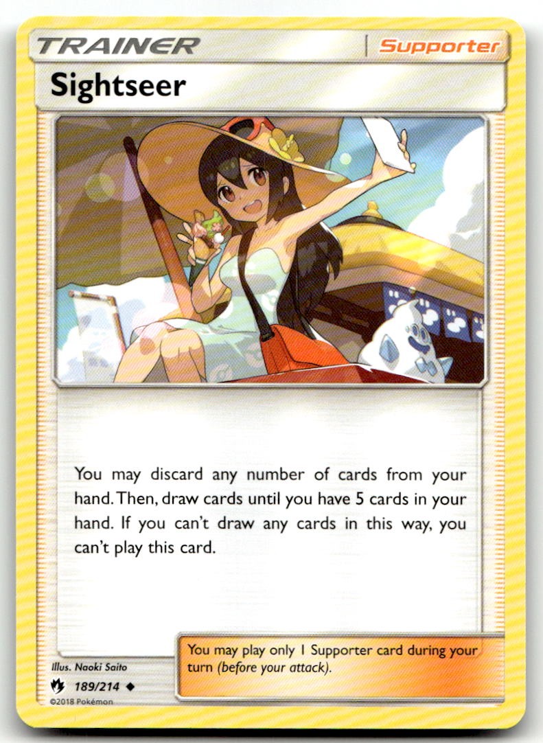 Sightseer 189/214 Uncommon Lost Thunder Pokemon Near Mint