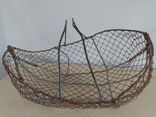 alter Drahtkorb fil de fer Erntekorb aus Frankreich Shabby Chic Landhaus Stil