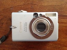 Canon IXUS 500 5.0MP Digital Camera Boxed, For repair or spares. 