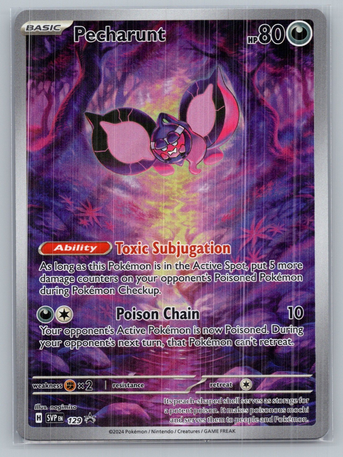 Pecharunt 129 SV: Scarlet & Violet Promo Cards Holo Promo NM