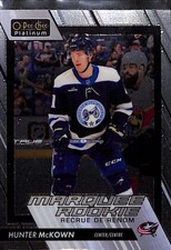 Hunter McKown 2023-24 O-Pee-Chee Platinum Marquee Rookie #211 Blue Jackets