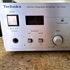 Technics SU-V2X Stereo Integrated Amplifier 2CH Class A Phono Headphone Silver