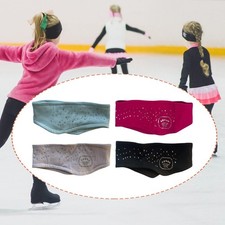 Fascia per capelli multiuso per pattinaggio artistico bambini, fitness,