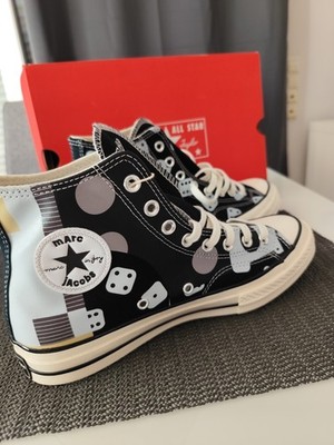 Converse Chuck Taylor All Star High Top Marc Jacobs Würfel Schwarz/Weiß 42,5