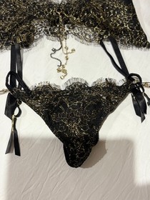 Soiree Set: Agent Provocateur Bra, Waspie (suspenders), Knickers - High Glam