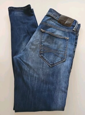 Express Jeans Alec Super Skinny Fit Mens 28x30 Dark W Rinse
