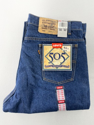 VTG Levi’s 505 Orange Tab 42x30 Measures 38x30 NWT Deadstock Blue Jeans Regular