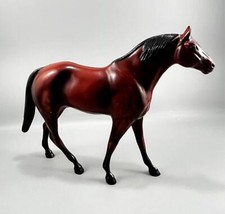 Vintage Hartland Plastics Thoroughbred Bay Brown Horse Figure 10"