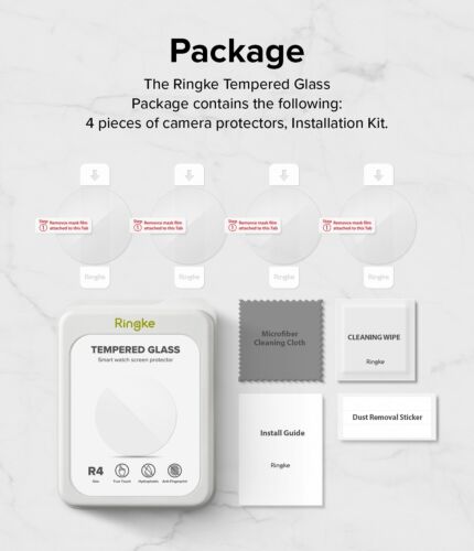 Ringke Galaxy Watch 6 40mm Tempered Glass Screen Protector - 第 13/15 張圖片