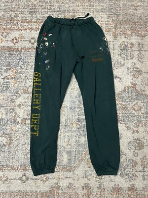 Gallery Dept. Paint Splattered Propert Of Gallery Dept. Sweat Pants Size Medium