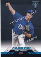 2022 Tulsa Drillers Jordan Leasure RC Rookie Los Angeles Dodgers
