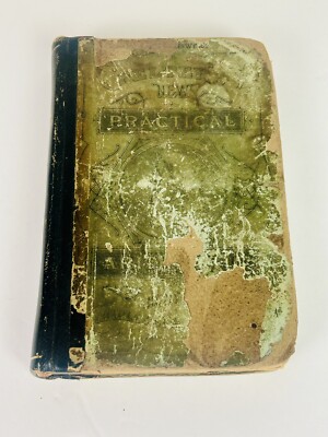 VINTAGE FELTER'S NEW PRACTICAL ARITHMETIC w/ Answer Key 1882 HC Textbook BOOK