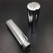 Chrome Cross 1" Hand Grips For Harley Electra Glide / Suzuki Marauder 1600 800