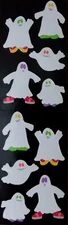 Mrs Grossman Stickers TINY GHOSTS  2006 Halloween costumes kids party scary
