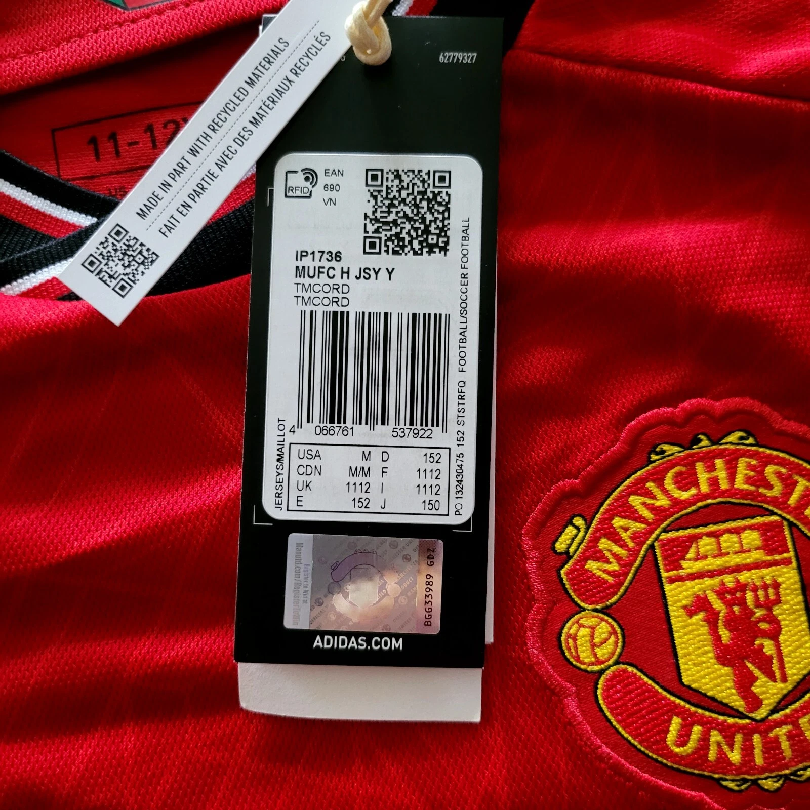 Manchester United Home Jersey 2023/24
